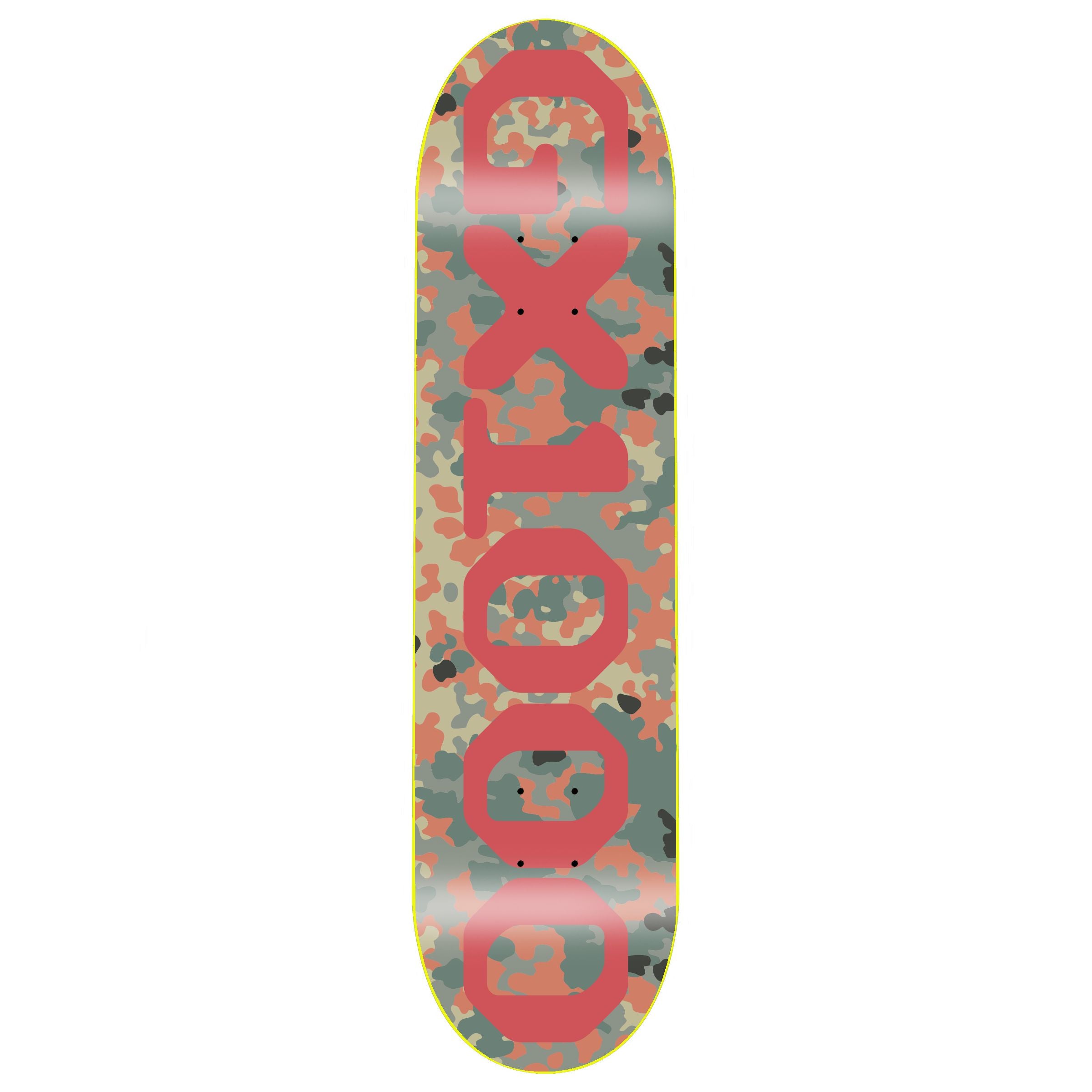 GX1000 OG Logo Camo Red Deck 8.125