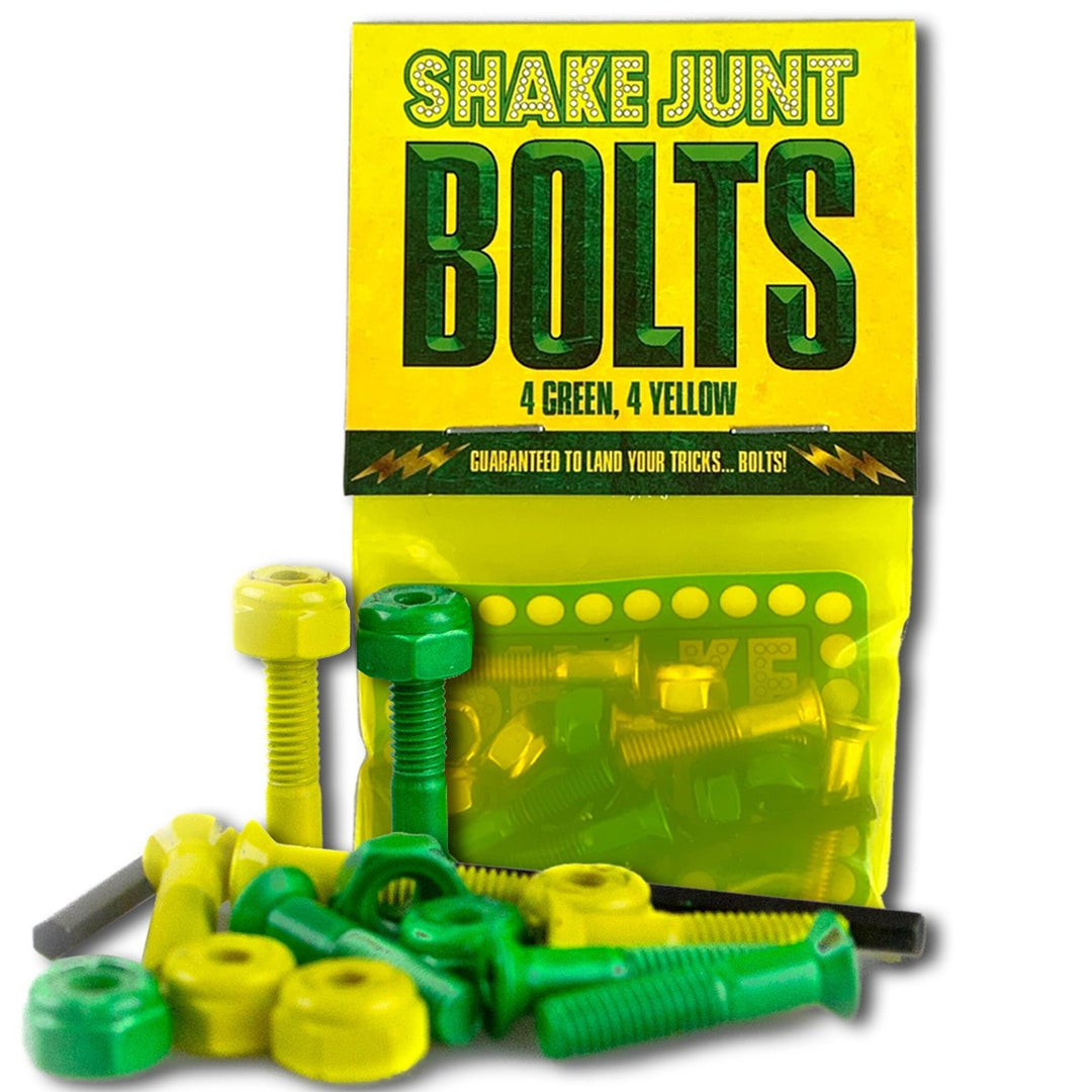 Shake Junt Hardware Green/Yellow 1" (Phillips Head)