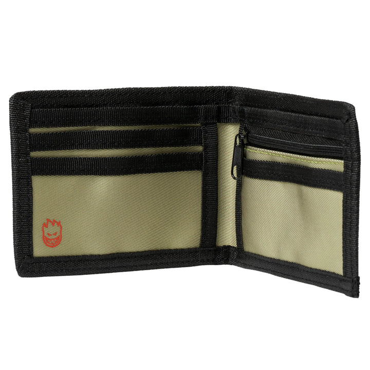 Spitfire Classic 87 Swirl Trifold Wallet Tan/Black