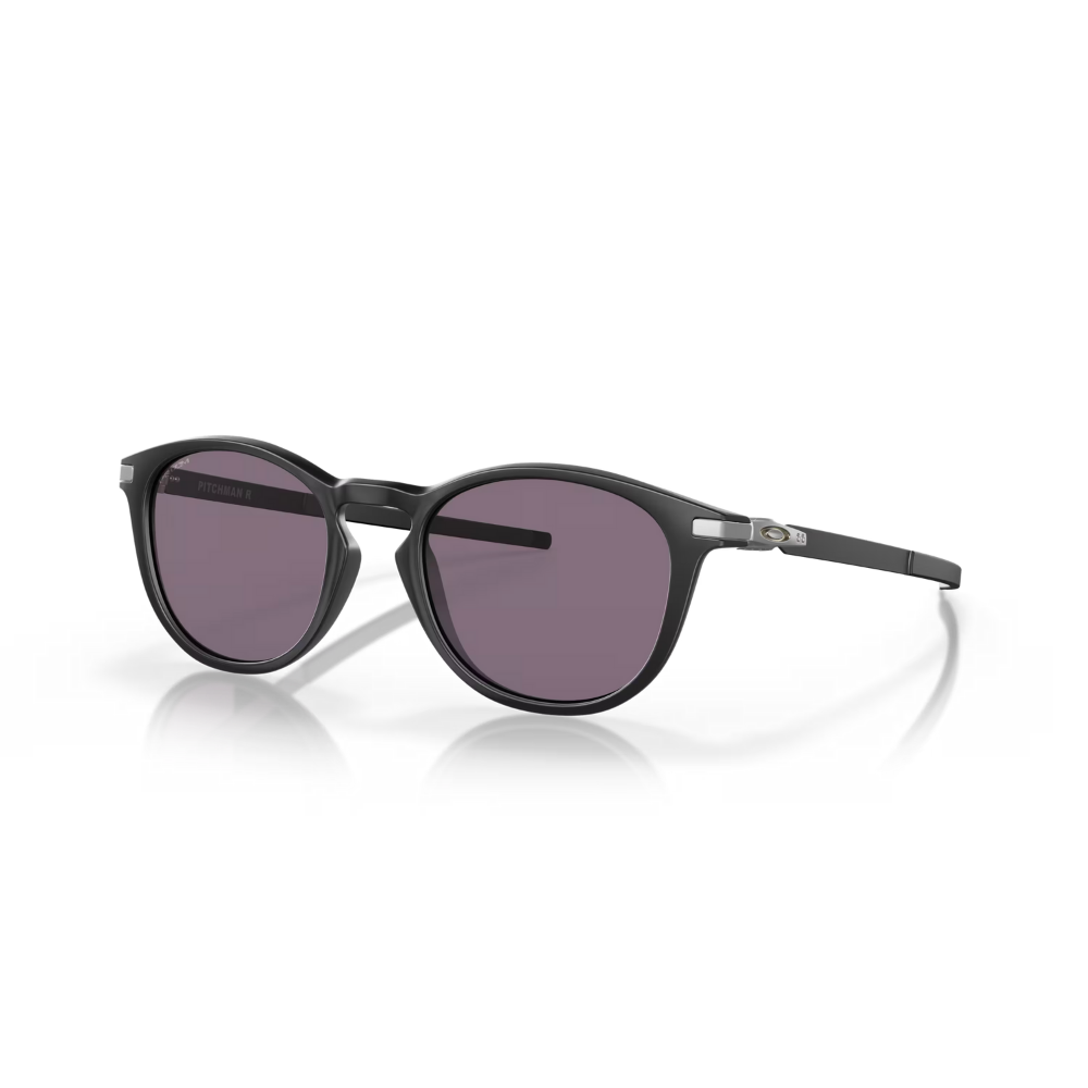 Oakley Pitchman R Sunglasses Satin Black (Prizm Grey) – Eastern Oakley Pitchman R Sunglasses Satin Black (Prizm Grey) – Eastern