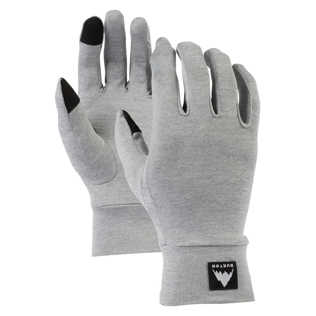 Burton Touchscreen Glove Liner Gray Heather