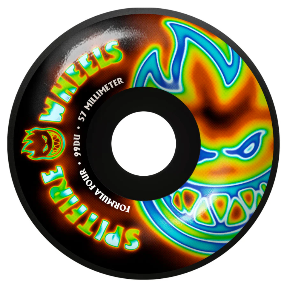 Spitfire F4 Radioactive Bighead Classic Wheels Black 99a 57mm