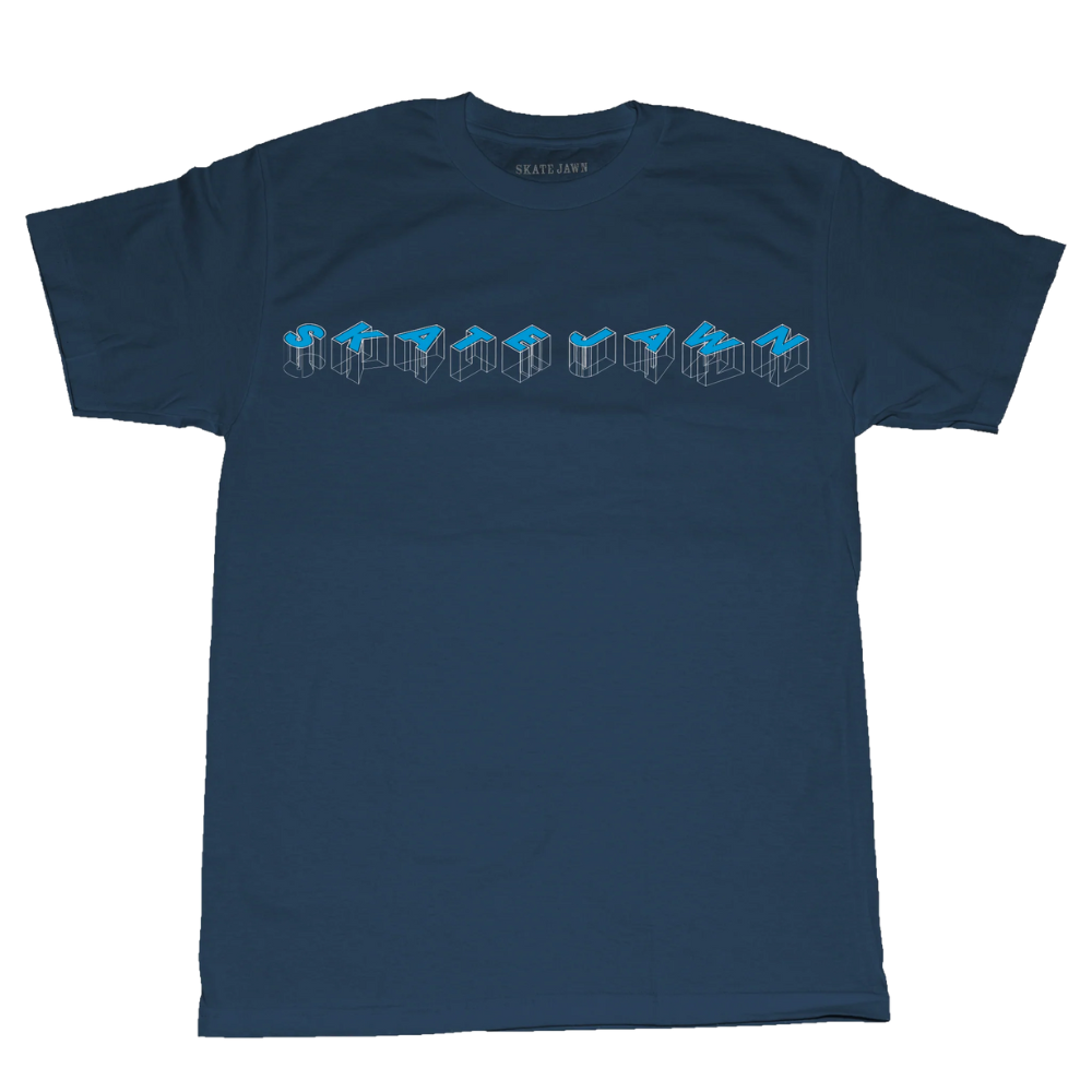 Skate Jawn Blueprint T-Shirt Navy