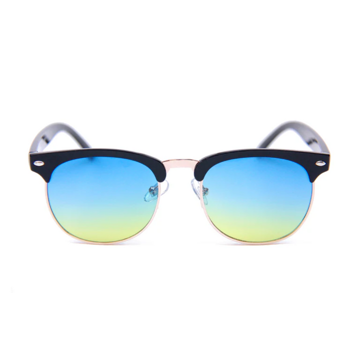 Happy Hour G2 Sunglasses Black/Ocean Fade (Blue/Yellow)