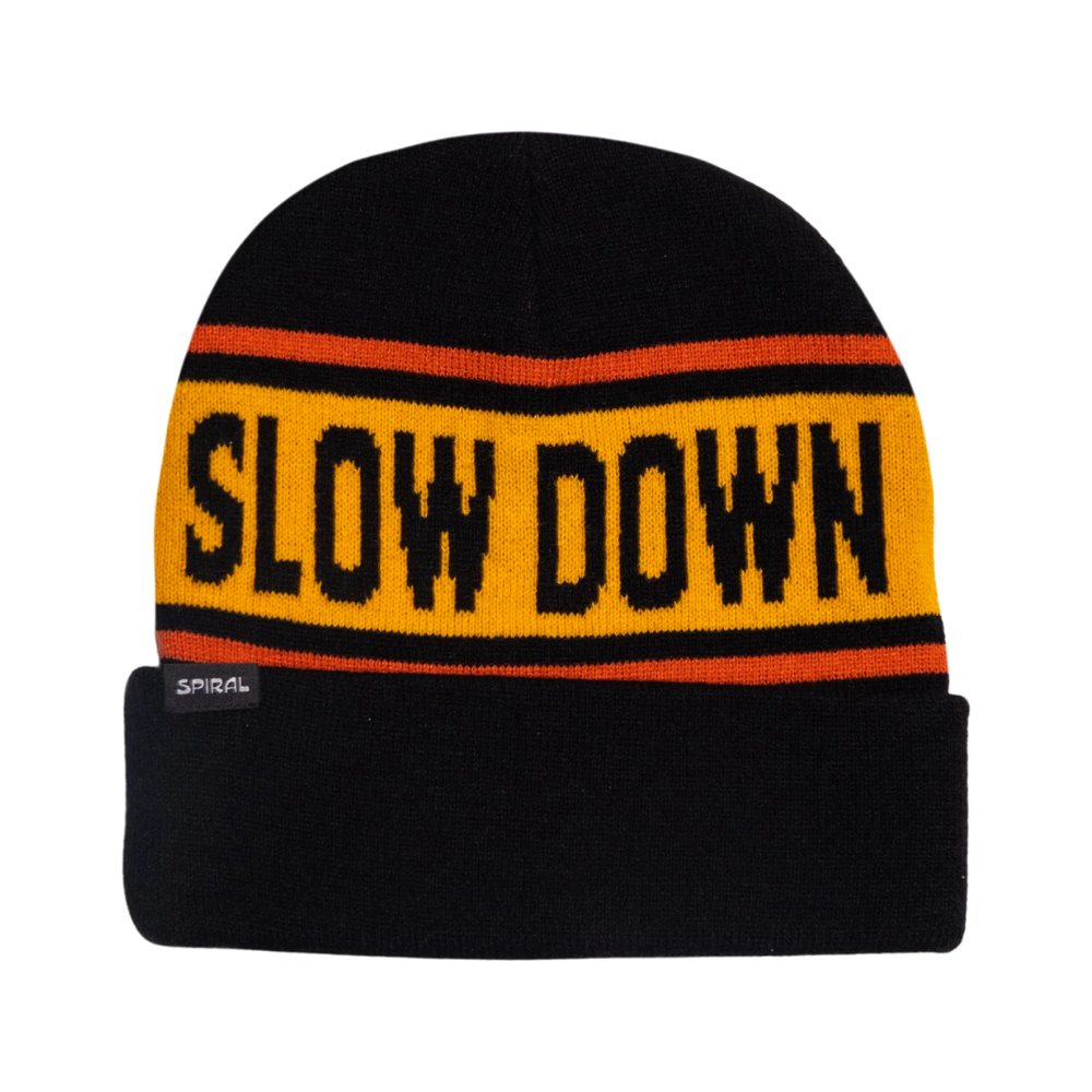 Spiral Wax Co. Slow Down Beanie Black