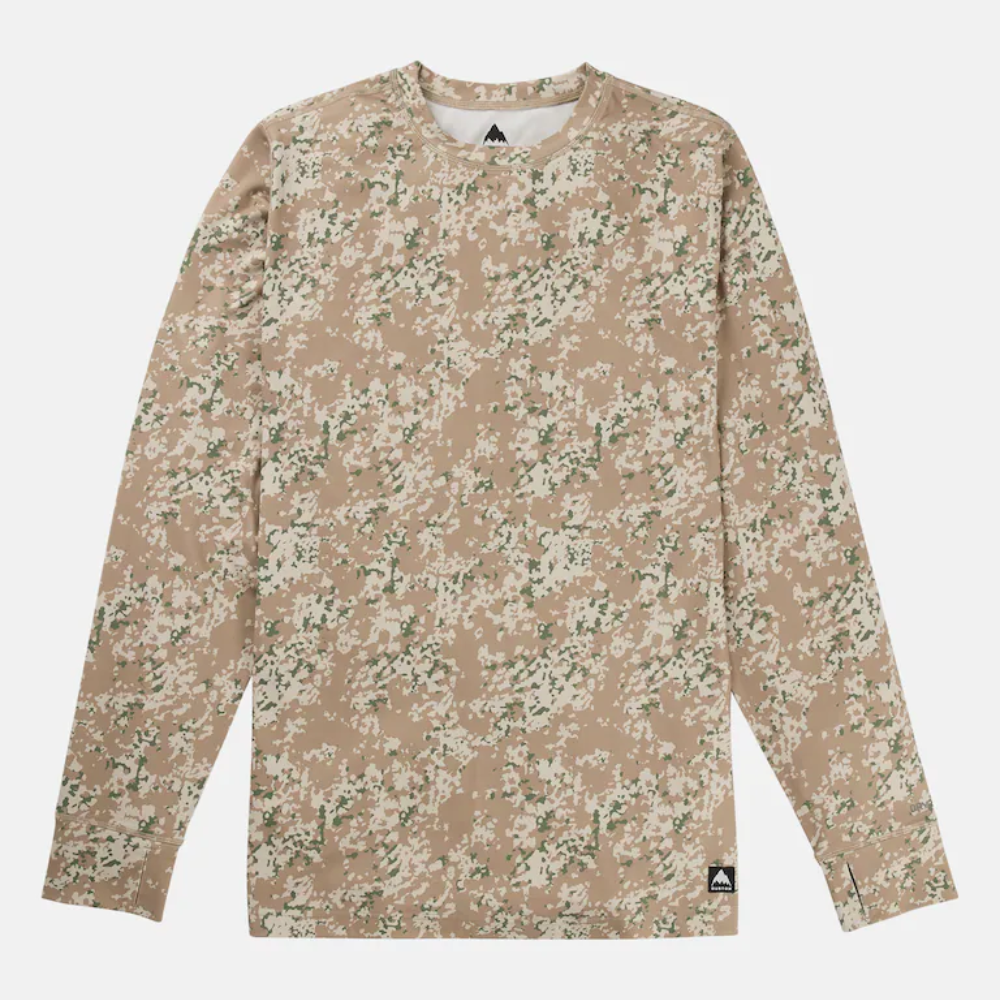 Burton Men's Midweight Base Layer Crew Snowfall Camo