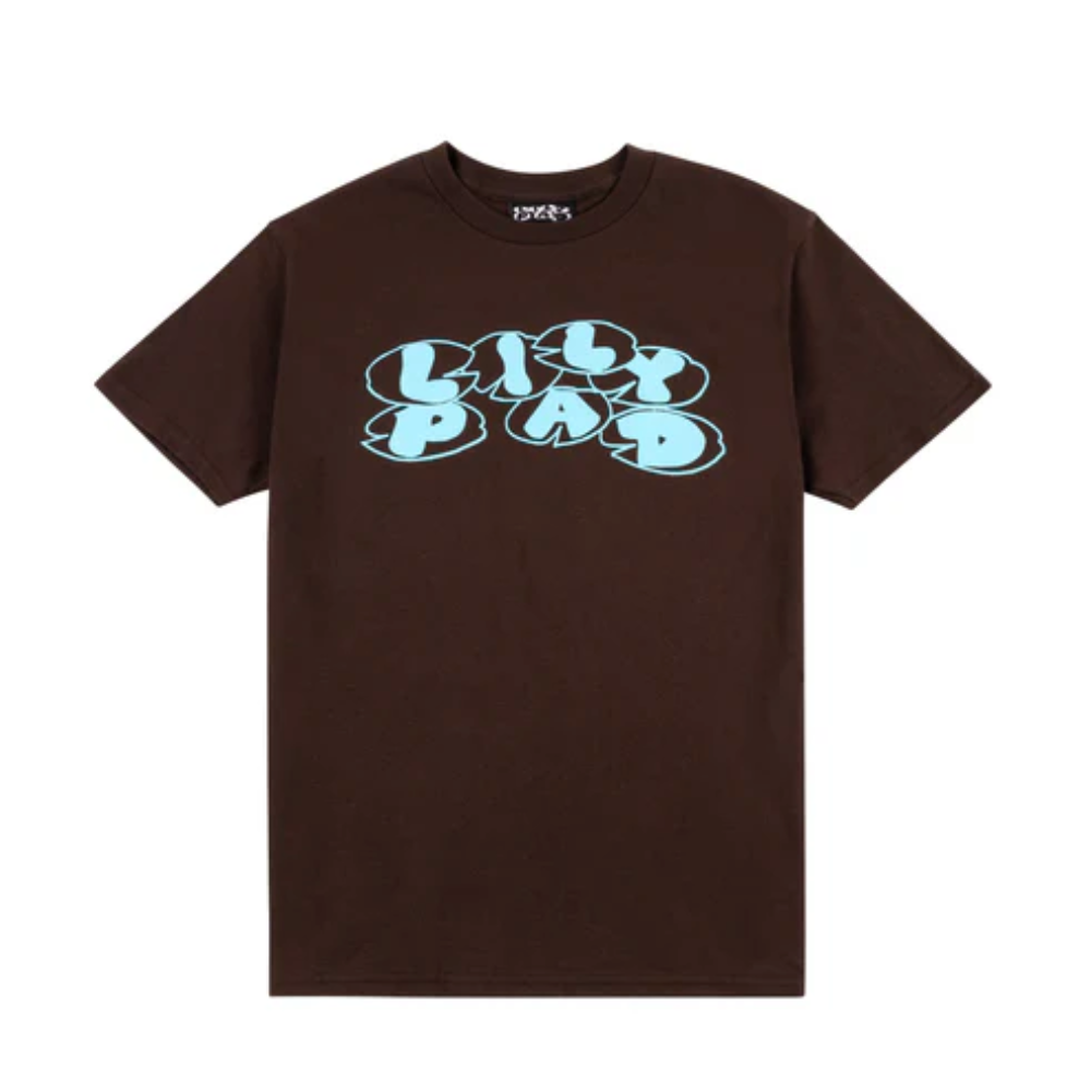 Lily Pad Mag Wordmark T-Shirt Brown