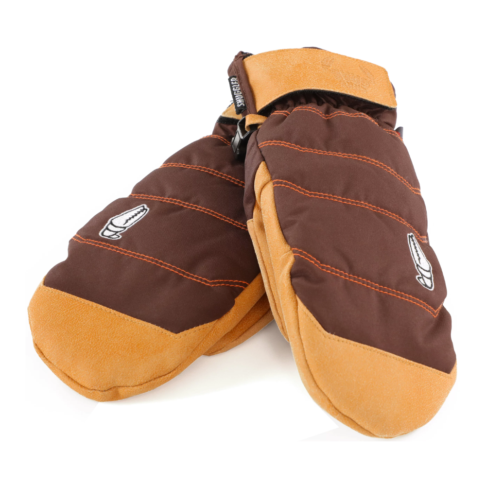 Crab Grab Women's Snuggler Mitt Brown Contrast