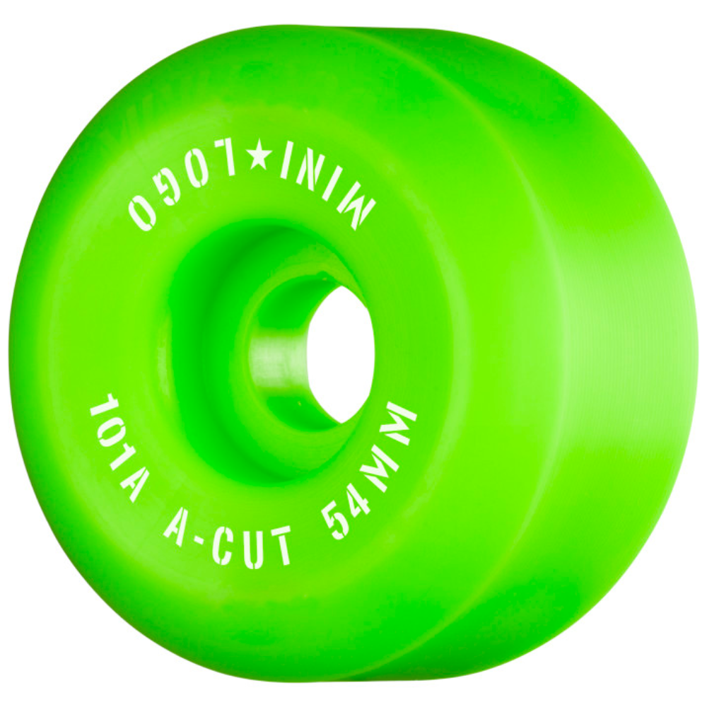 Mini Logo Hybrid A-cut "2" Wheels Green 95a 52mm