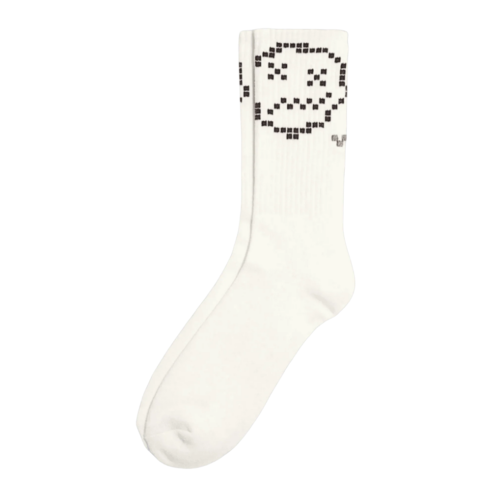 Vans Skate Face Crew Socks Marshmallow