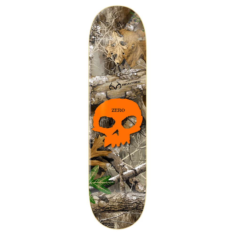 Zero Real Tree Single Skull Deck 8.25"