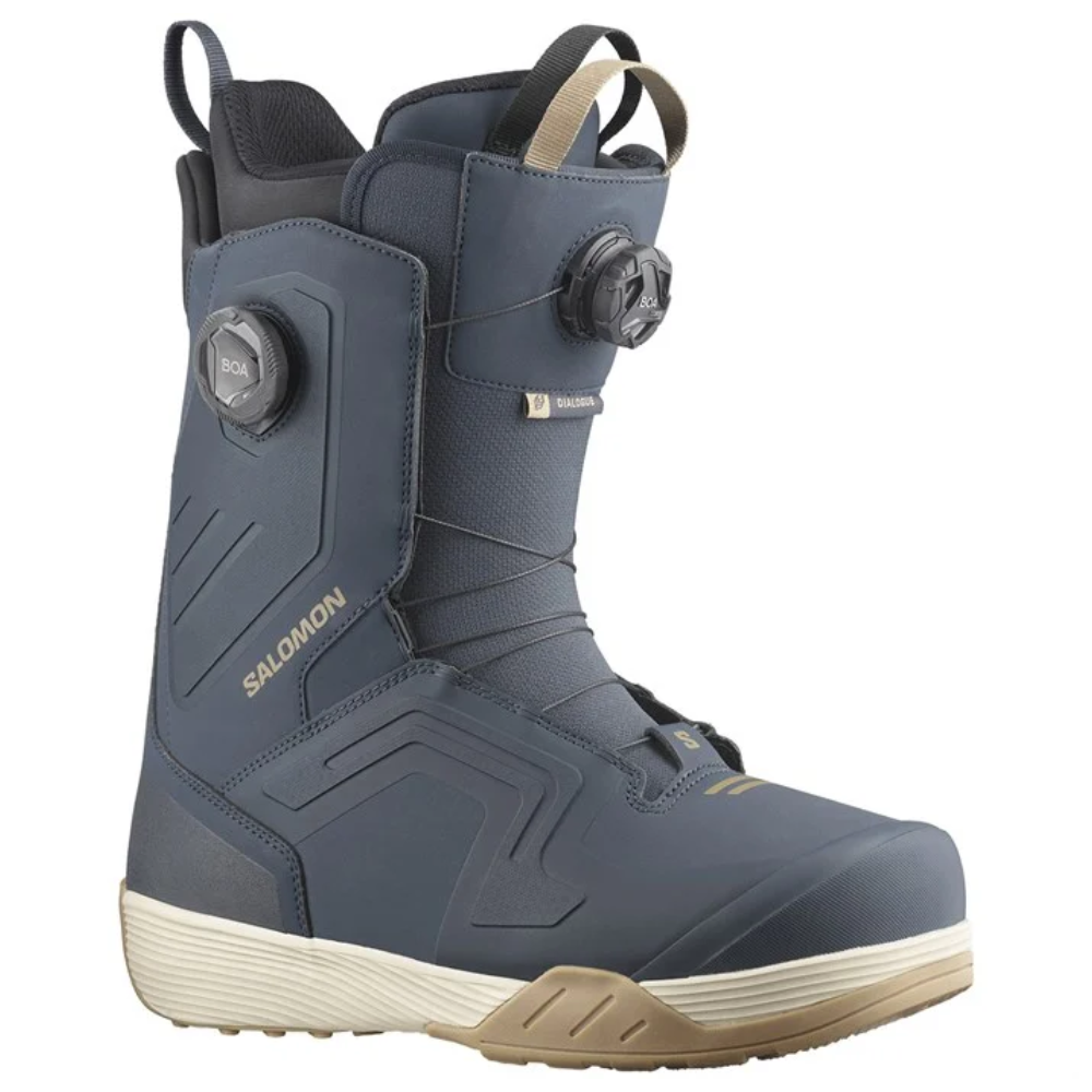Salomon Dialogue Dual BOA Snowboard Boots Blue Night/Sepia