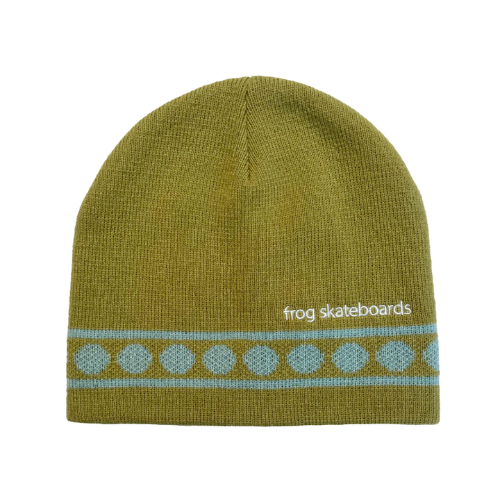 Frog Circles Beanie (Pear)