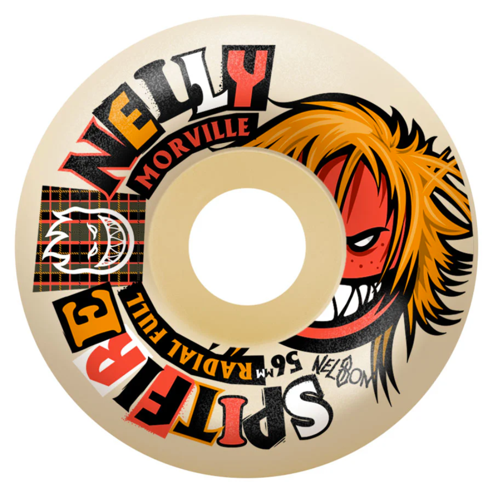 Spitfire Nelly Morville Rough Cut F4 Radial Full Wheels 99a 59mm