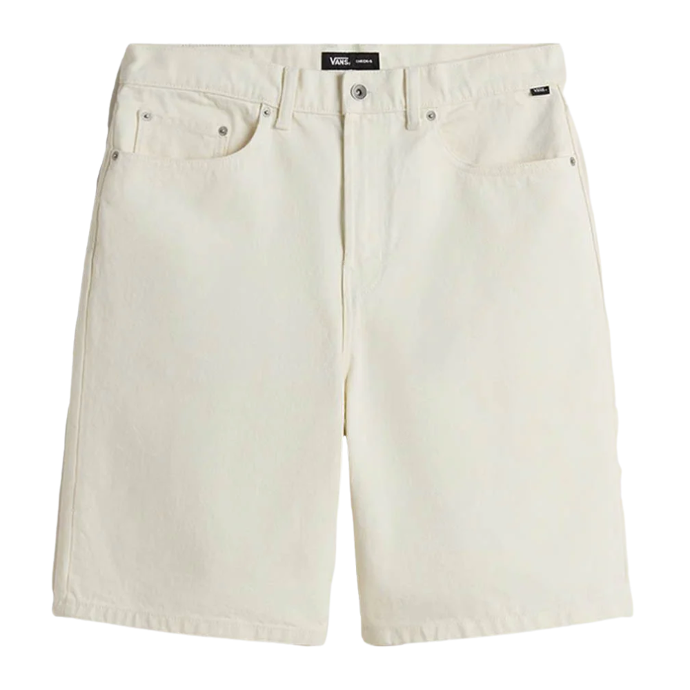 Vans Check-5 Baggy Denim Shorts Marshmallow