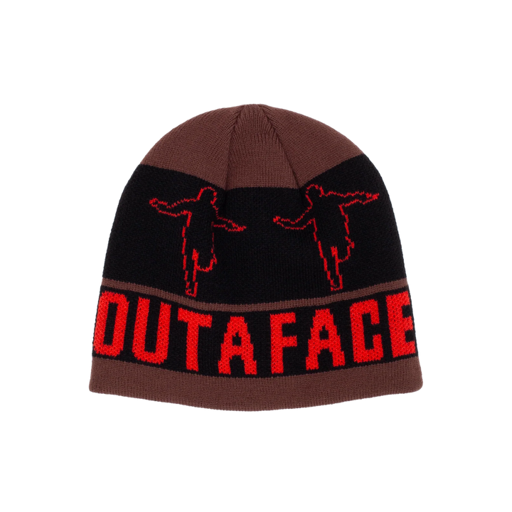 Hockey Eyes Without A Face Beanie Brown