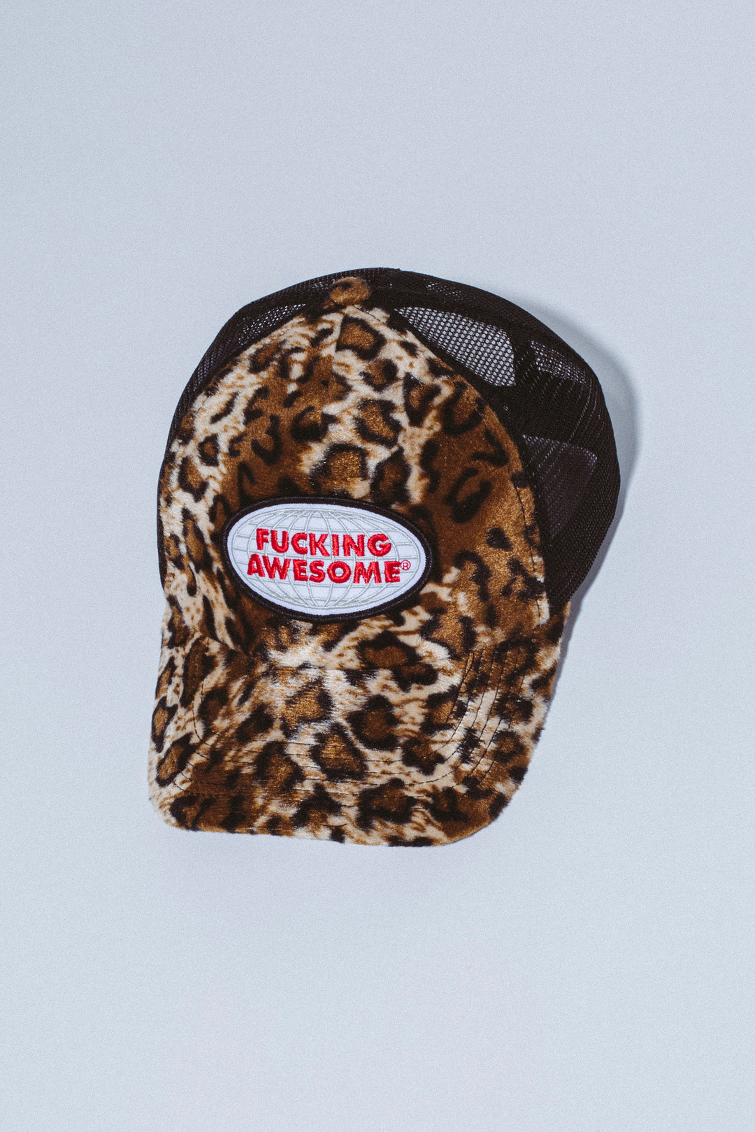 Fucking Awesome Fuzzy Leopard Hat – Eastern Boarder