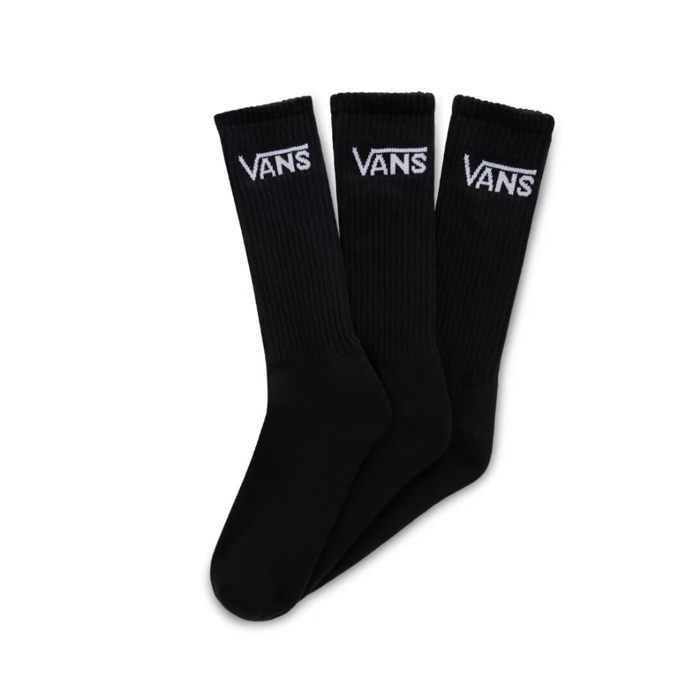 Vans Classic Crew Rox Socks Black (3 Pack)