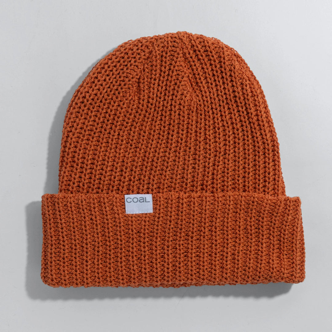 Coal Eddie Recycled Knit Cuff Beanie Burnt Orange