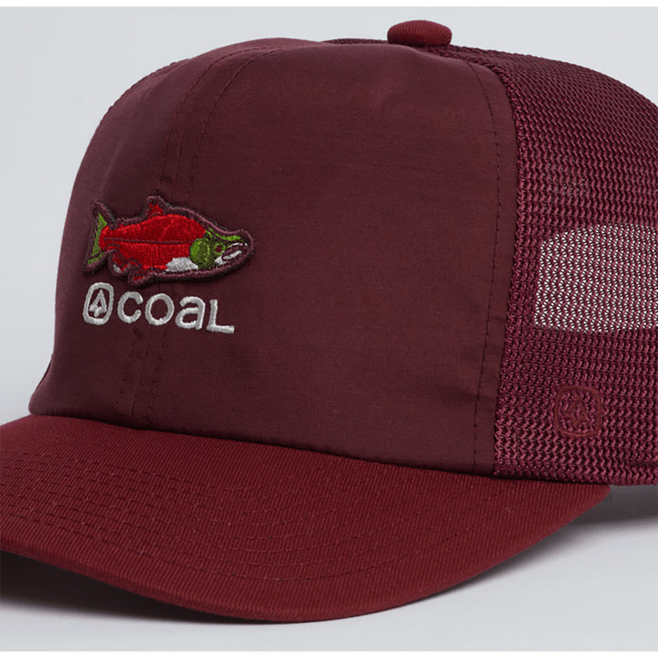 Coal Zephyr Hat Dark Red