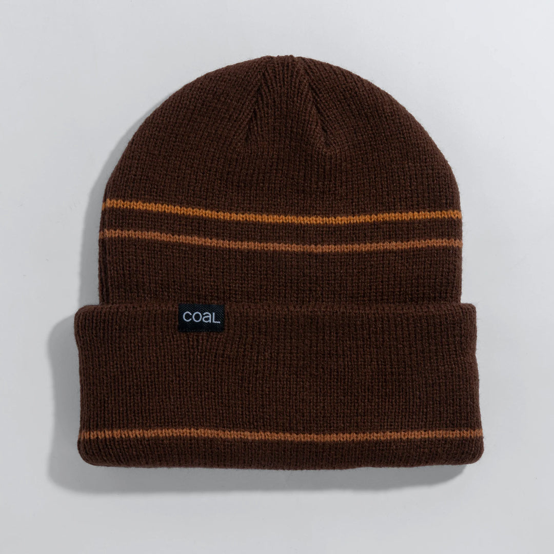 Coal Wayne Beanie Brown/Burnt Orange