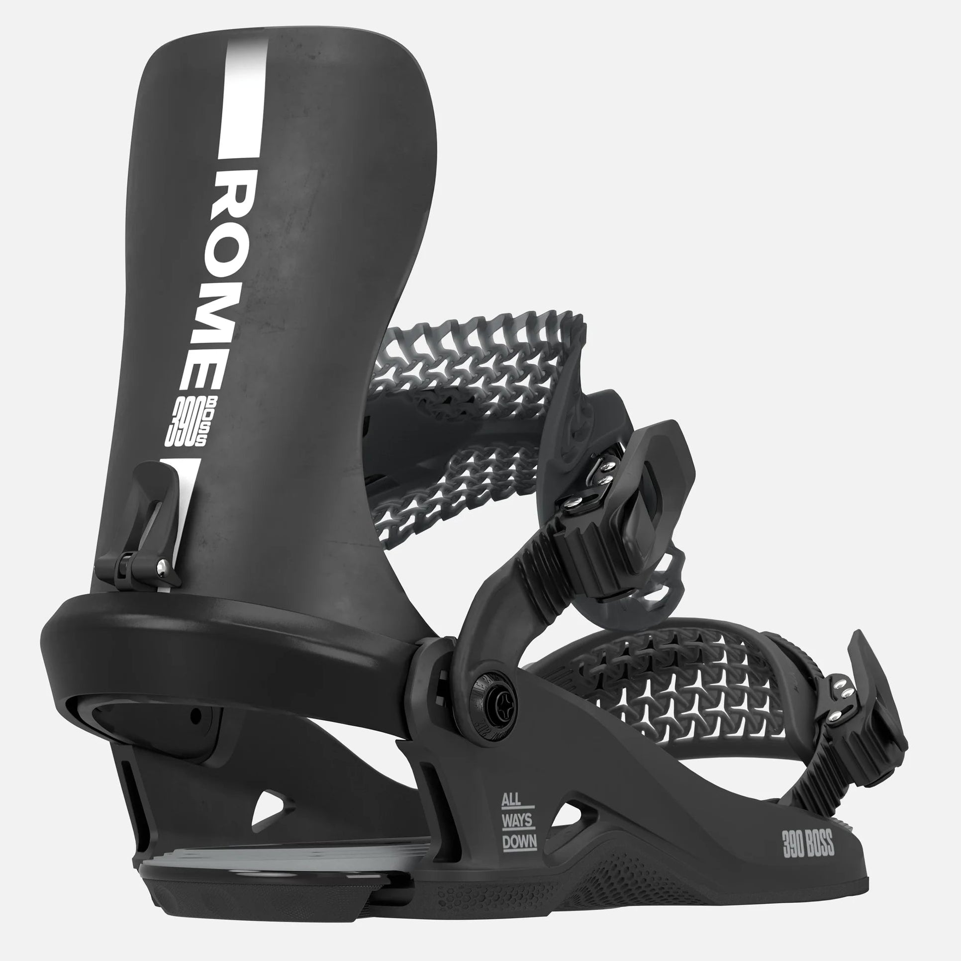 Rome 390 Boss HW Snowboard Bindings Black
