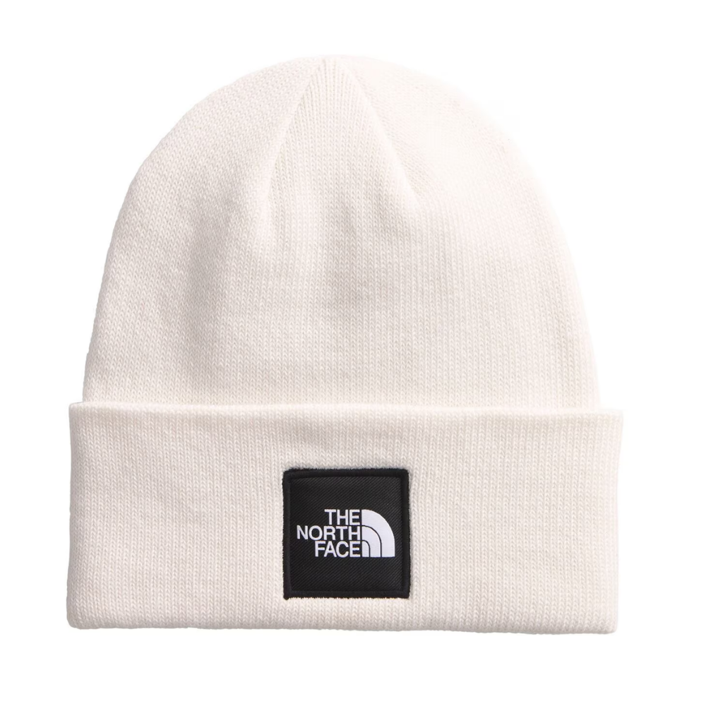 The North Face Big Box Box Beanie White Dune