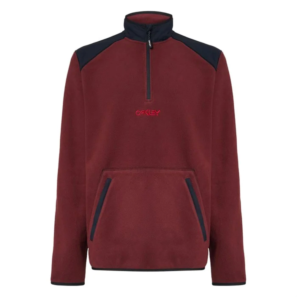 Oakley Butter Tech 1/4 Zip Fleece Grenache