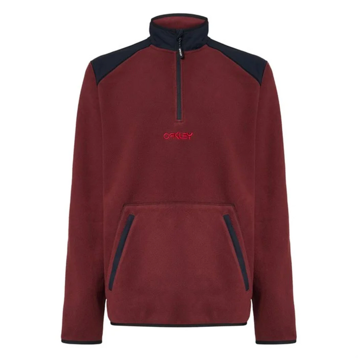 Oakley Butter Tech 1/4 Zip Fleece Grenache