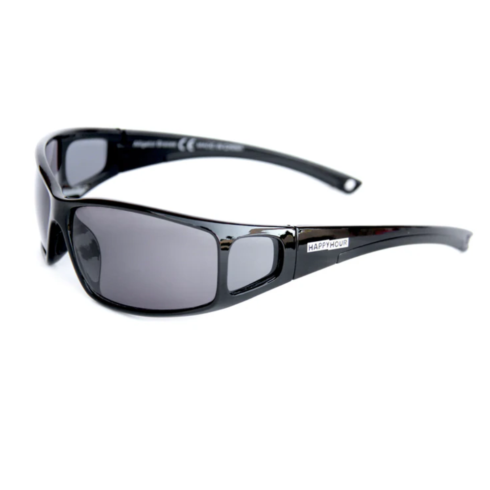 Happy Hour Gator Sunglasses Leabres Gloss Black/Black