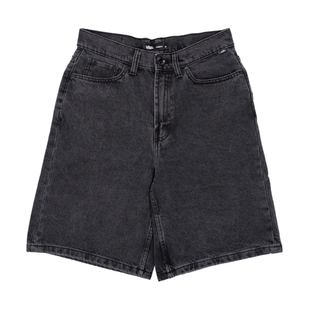 Vans Check-5 Baggy Denim Shorts Washed Black