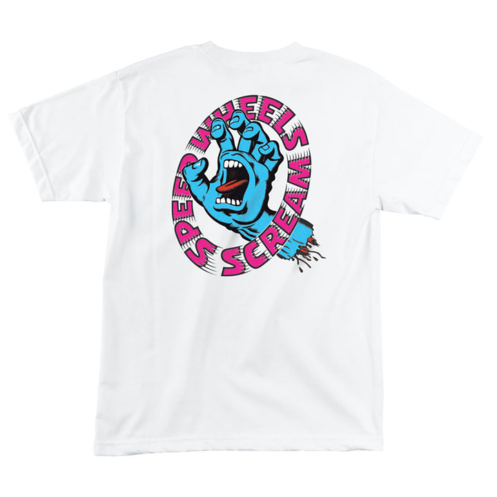 Santa Cruz Screaming Hand Scream T-Shirt White