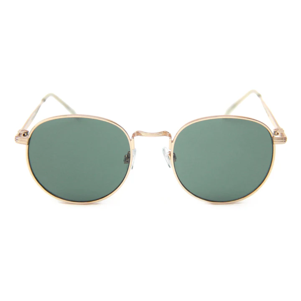 Happy Hour Holidaze Sunglasses G15 Gold/Green