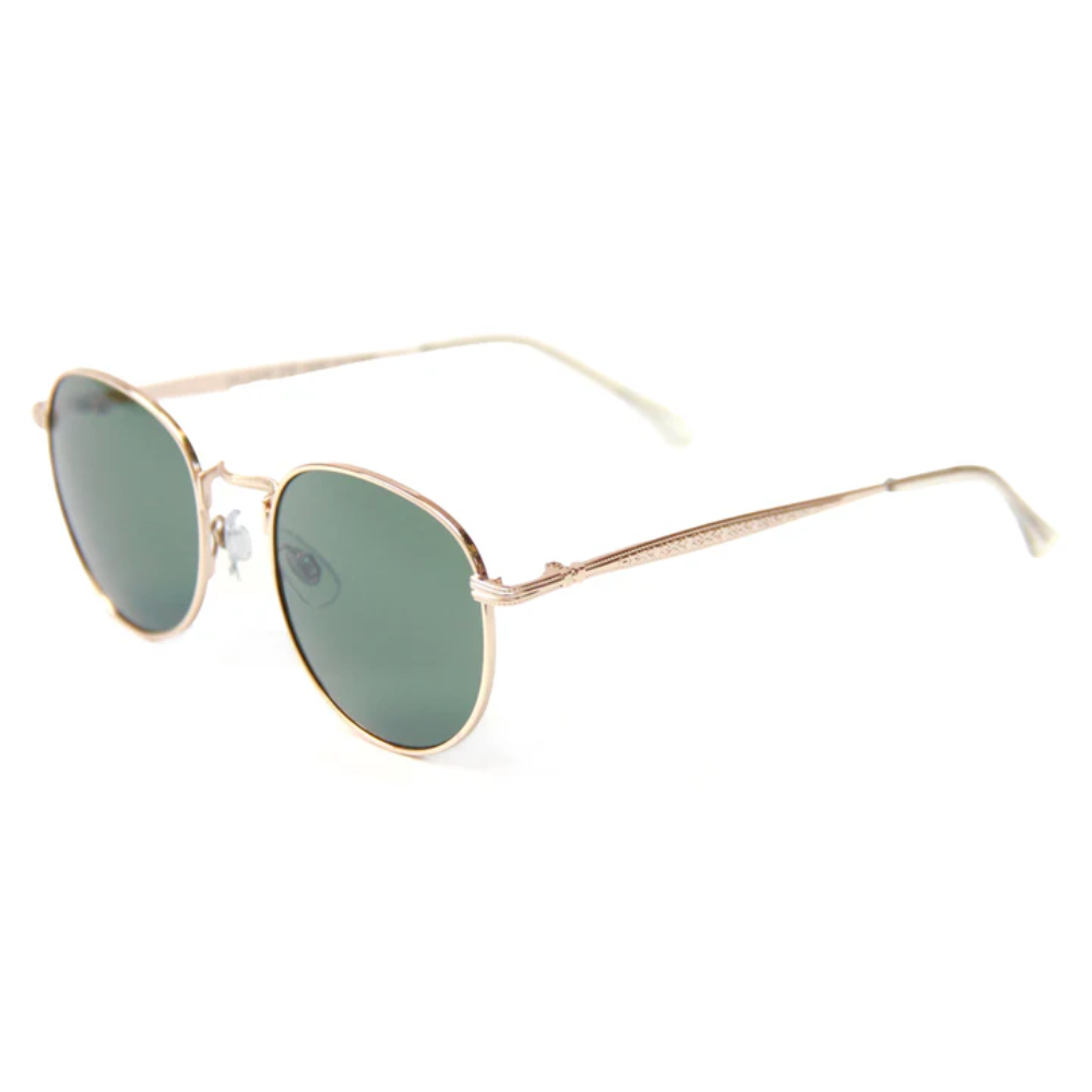 Happy Hour Holidaze Sunglasses G15 Gold/Green