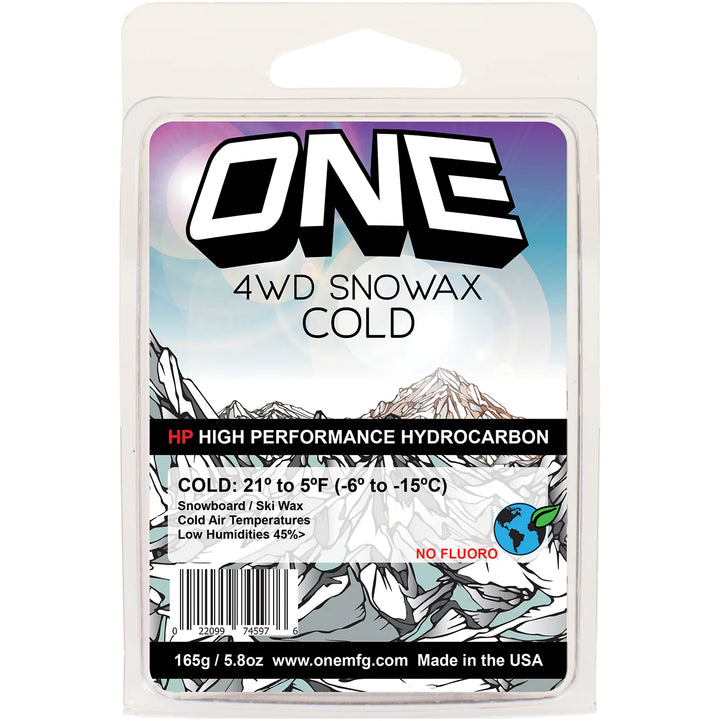 One MFG 4WD 165G COLD Snowboard Wax