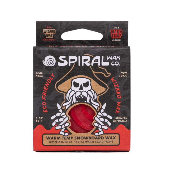 Spiral Wax Co. Wizard Wax Warm Temp Snowboard Wax