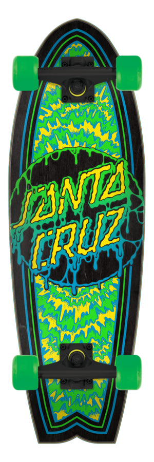 Santa Cruz Toxic Dot Shark Cruzer 8.8"