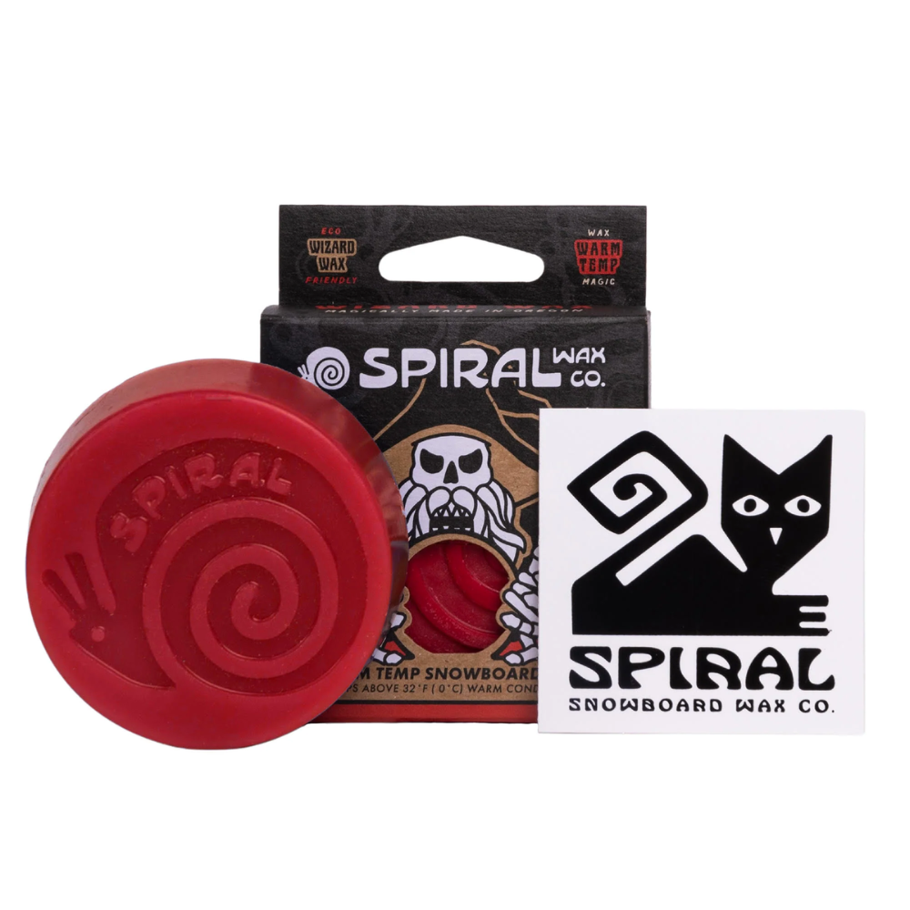 Spiral Wax Co. Wizard Wax Warm Temp Snowboard Wax
