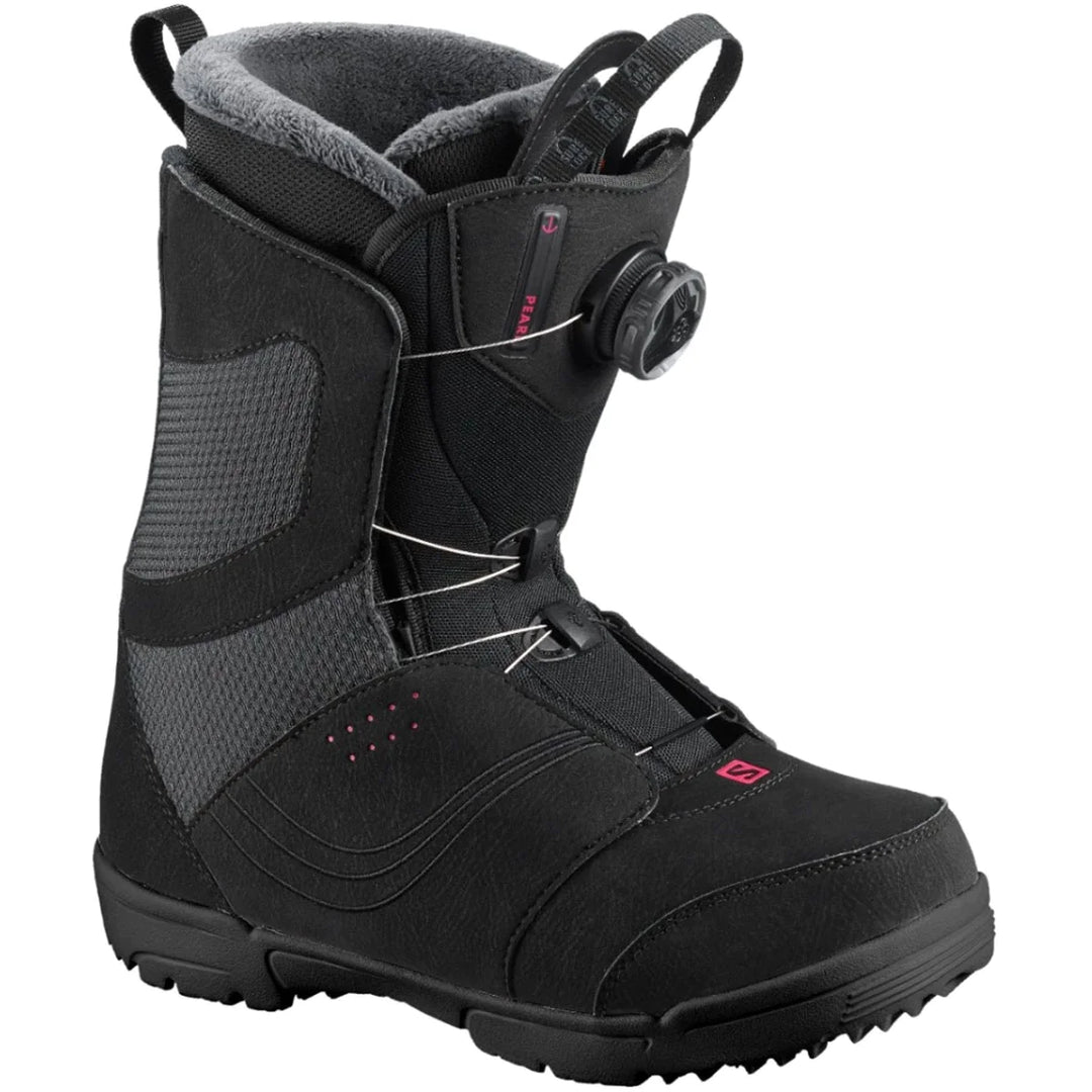 Salomon Pearl Womens Snowboard Boots 2020 Black
