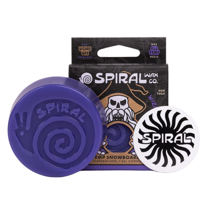 Spiral Wax Co. Wizard Wax All Temp Snowboard Wax