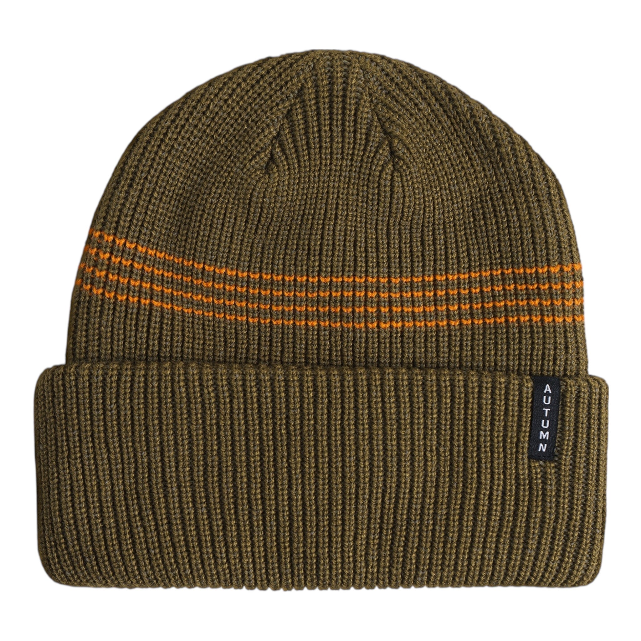 Autumn Mini Stripe Beanie Fir – Eastern Boarder