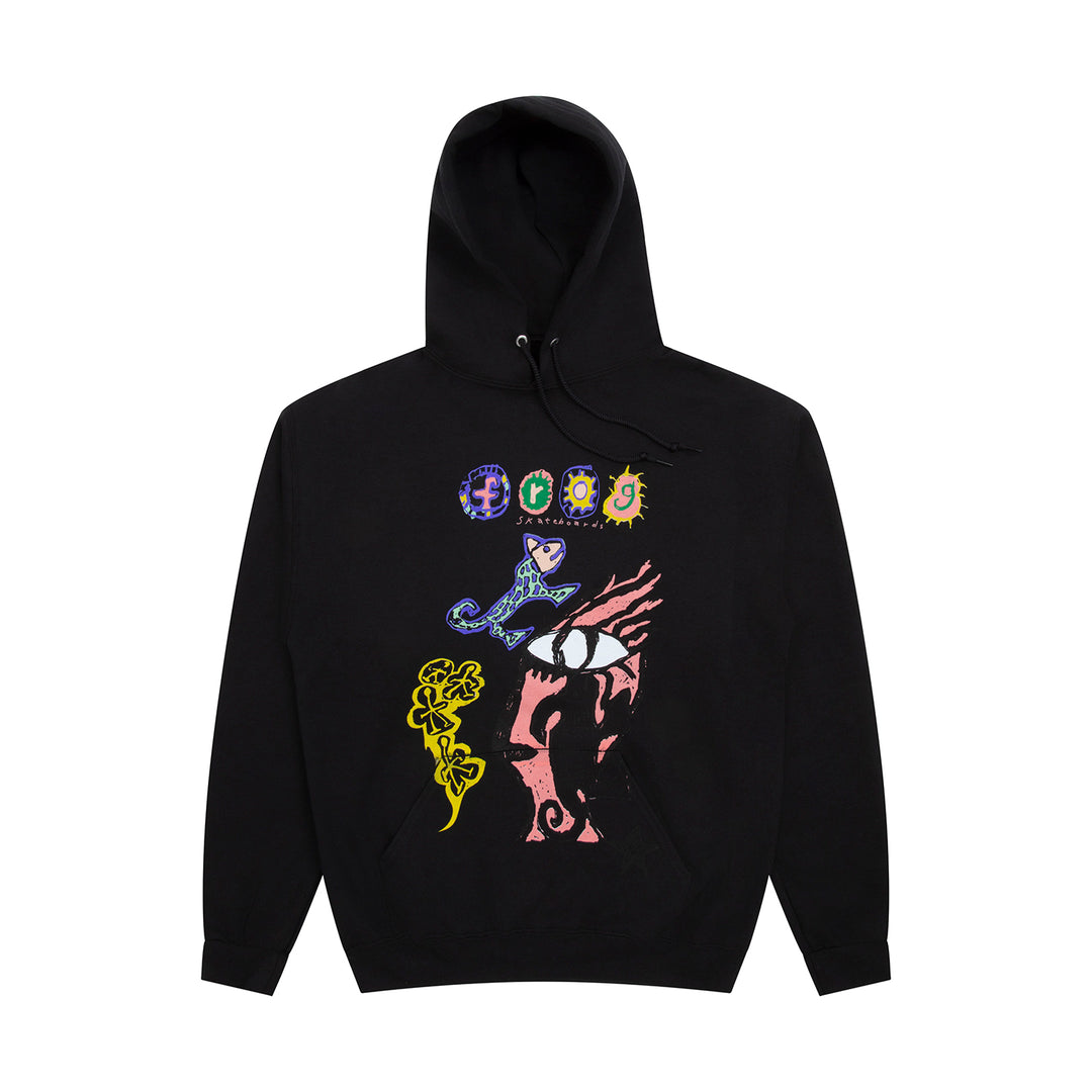 Frog Breath Of Stars Hoodie Black