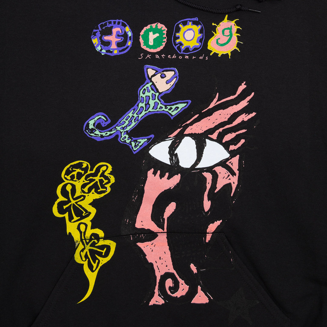 Frog Breath Of Stars Hoodie Black
