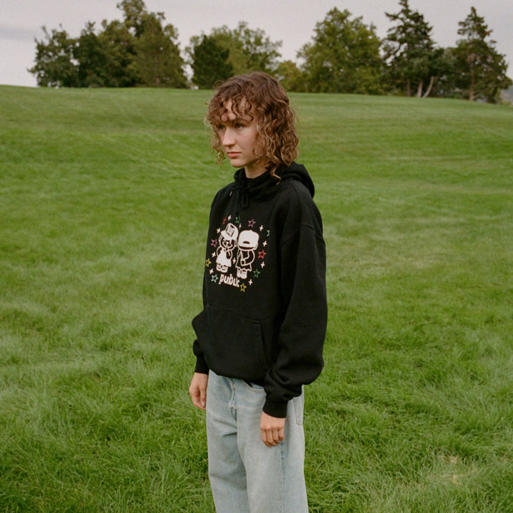 Public Sneaky Jib Hoodie Black