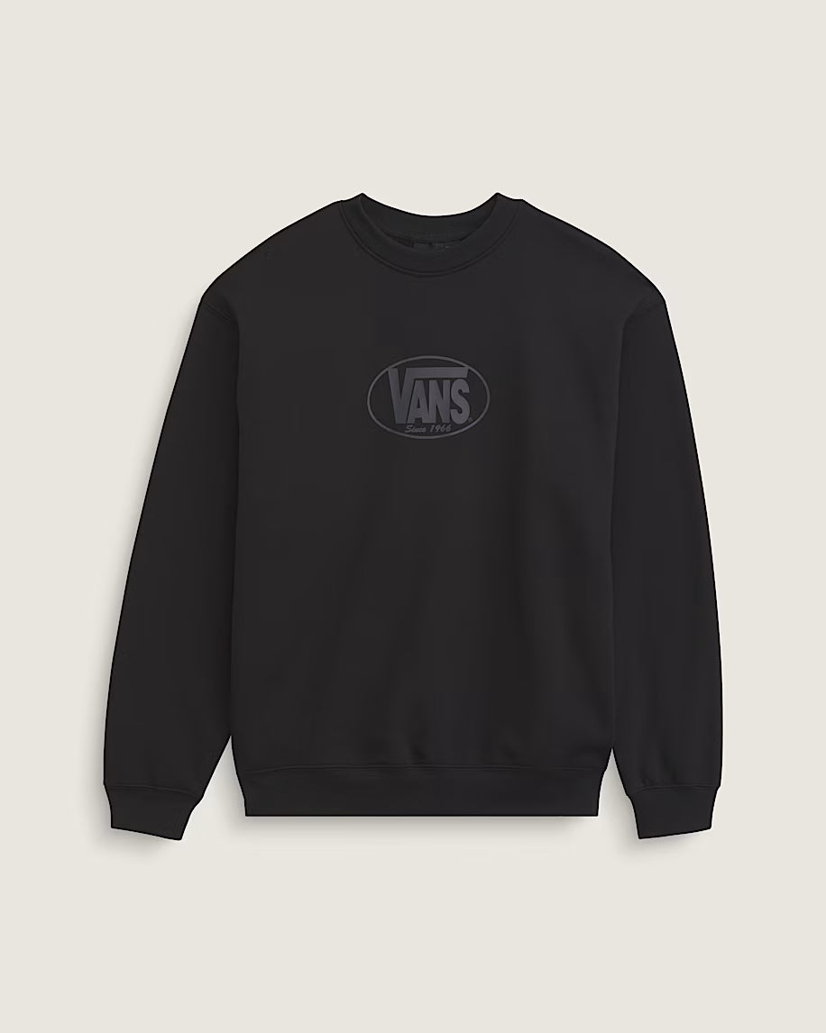 Vans Classic Oval Crewneck Black – Eastern Boarder