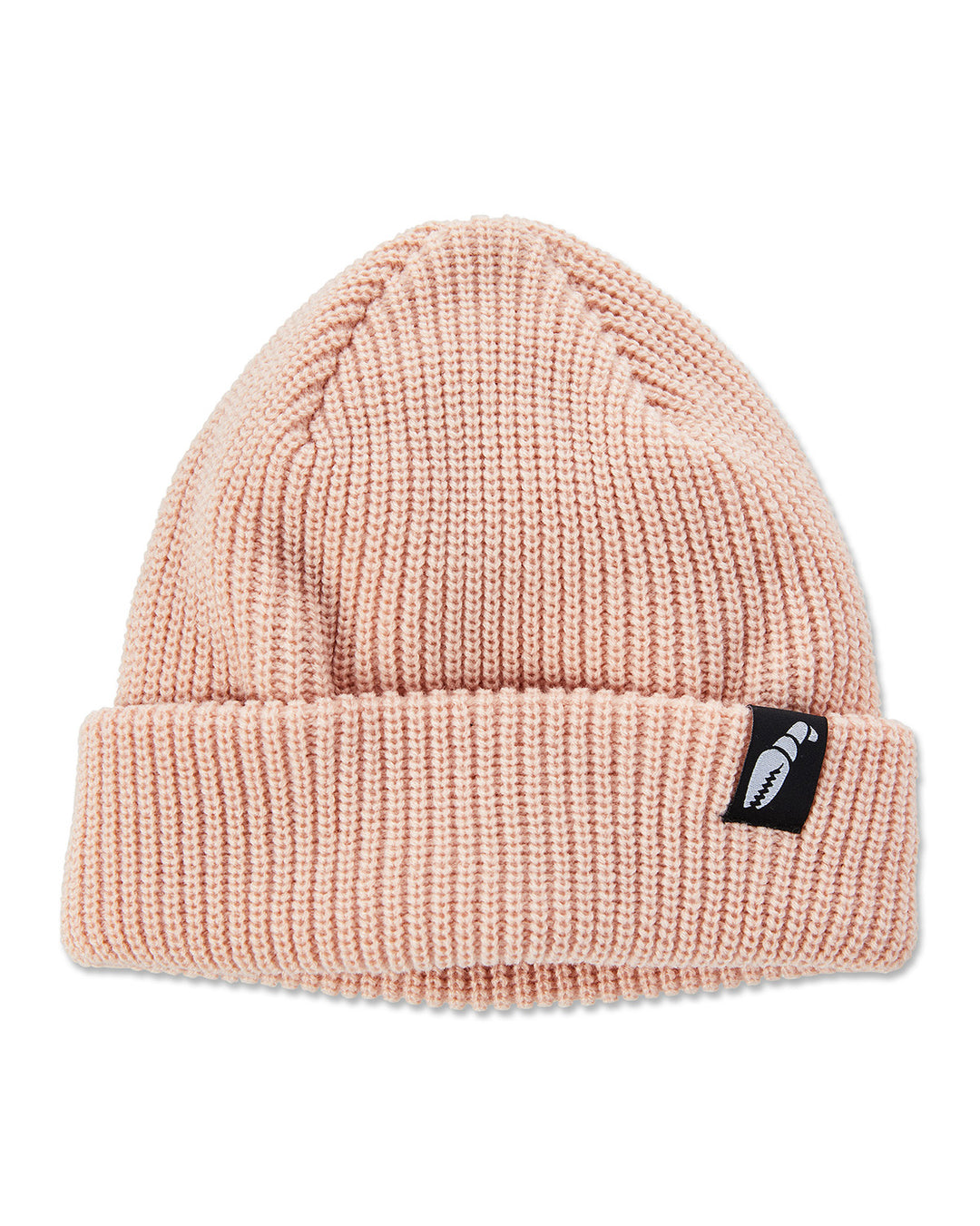 Crab Grab Claw Label Beanie Soft Pink