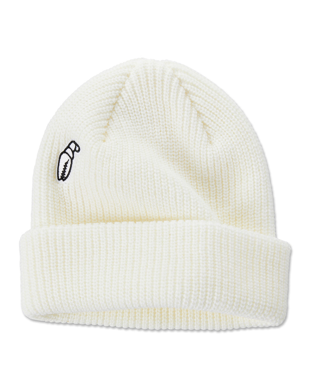 Crab Grab High Mark Beanie White
