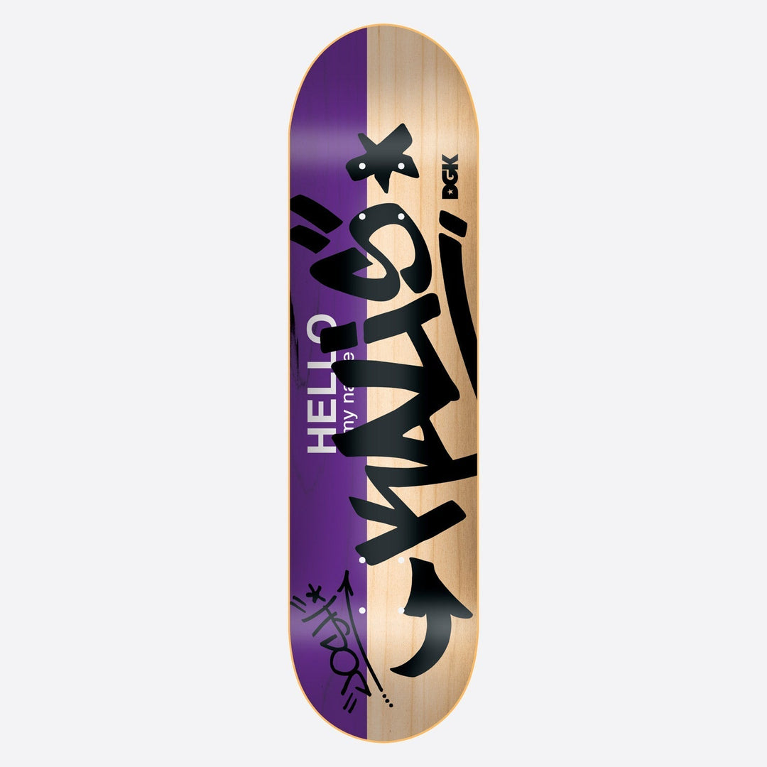DGK Hello My Name Is Kalis Deck 8.06"