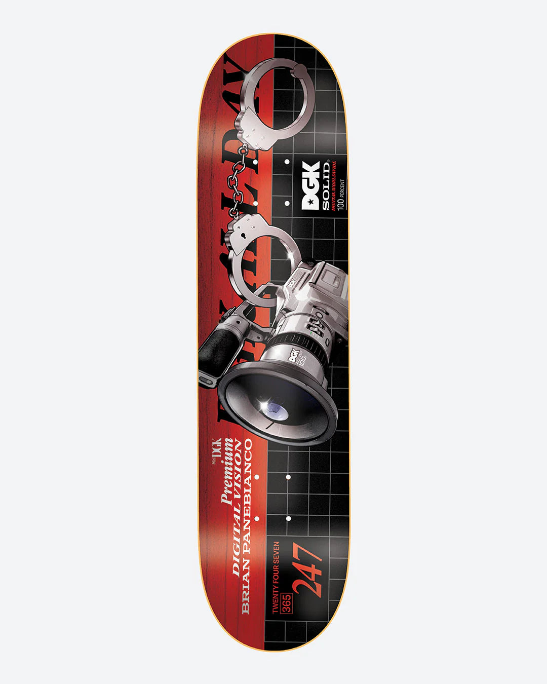 DGK Premium Vision Panebianco Street Soldier Skate Deck 8.25"