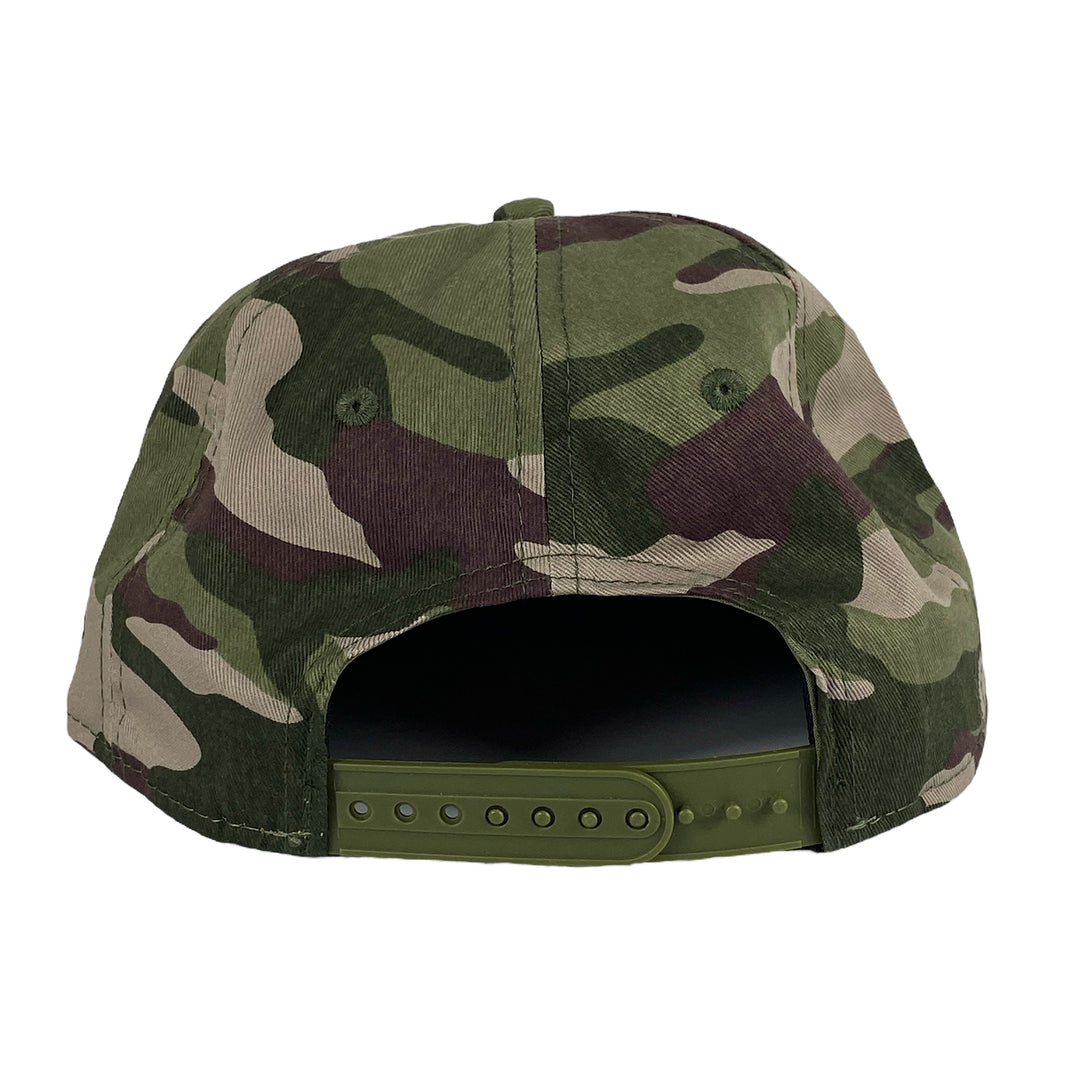 EasternBoarder Evil Strip Logo Hat Camo/Orange